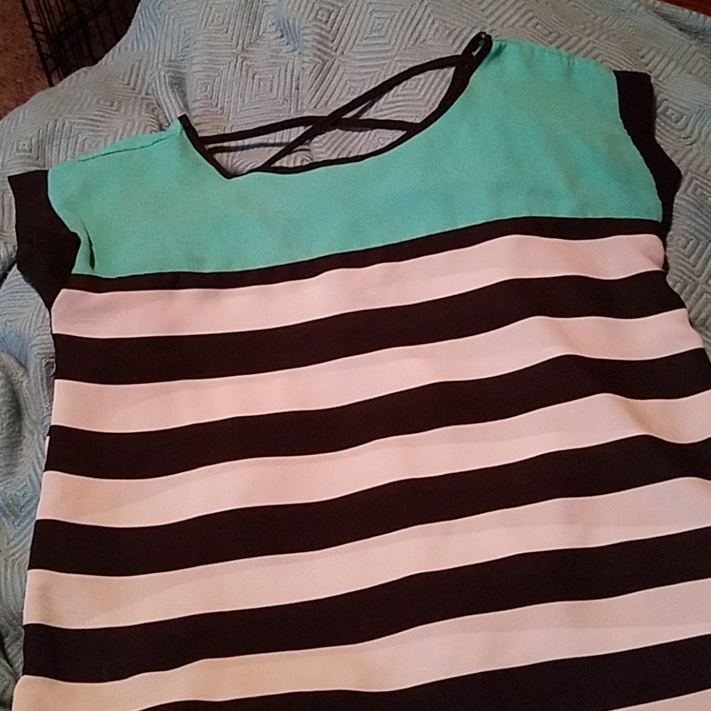 Color Block Blouse